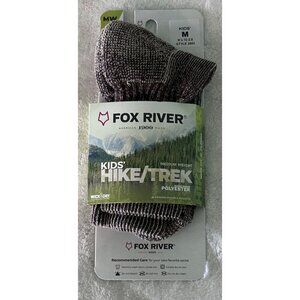 Fox River Kids Boy Girl Hike Trek Socks M Size Medium Weight New